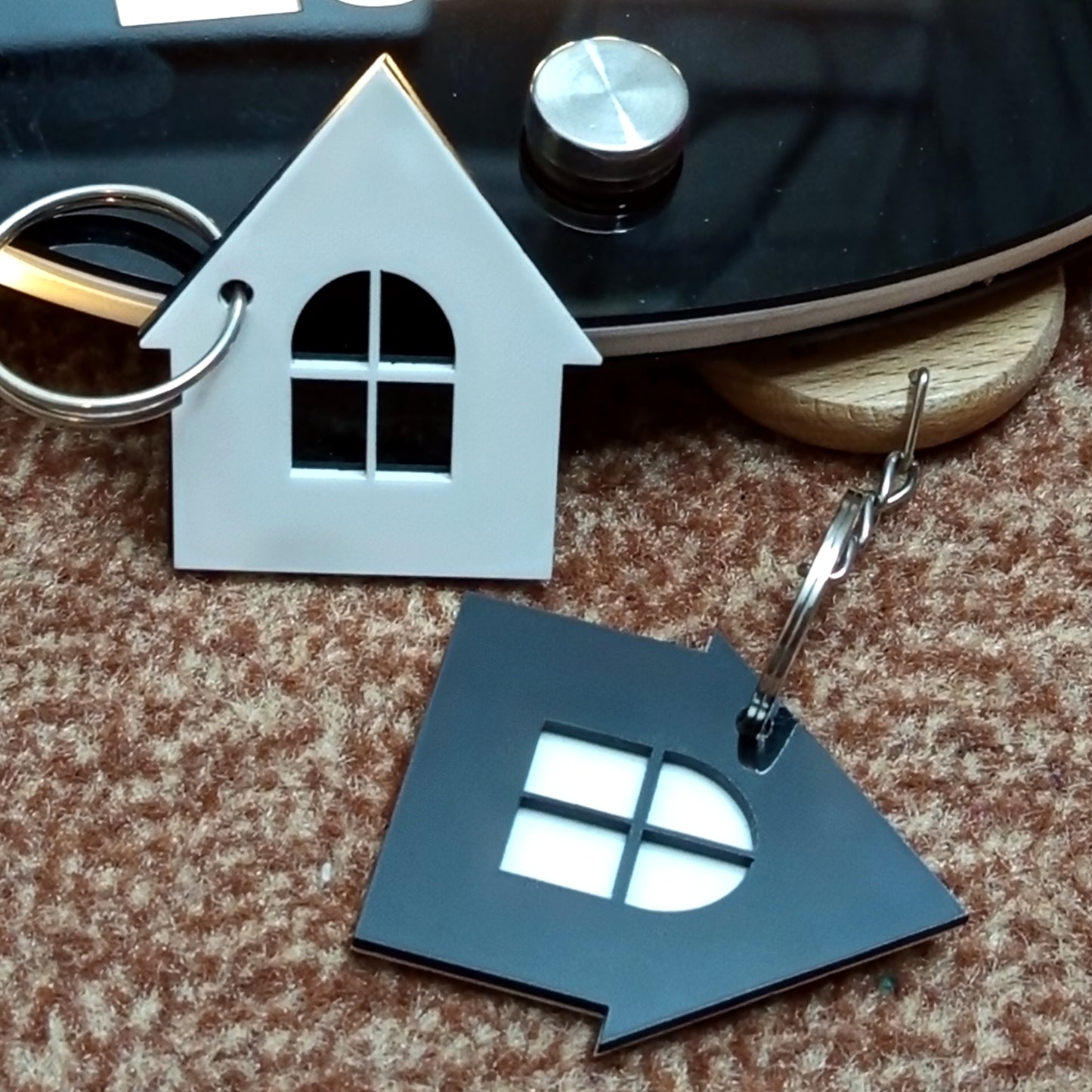 Hut Shaped Keychain