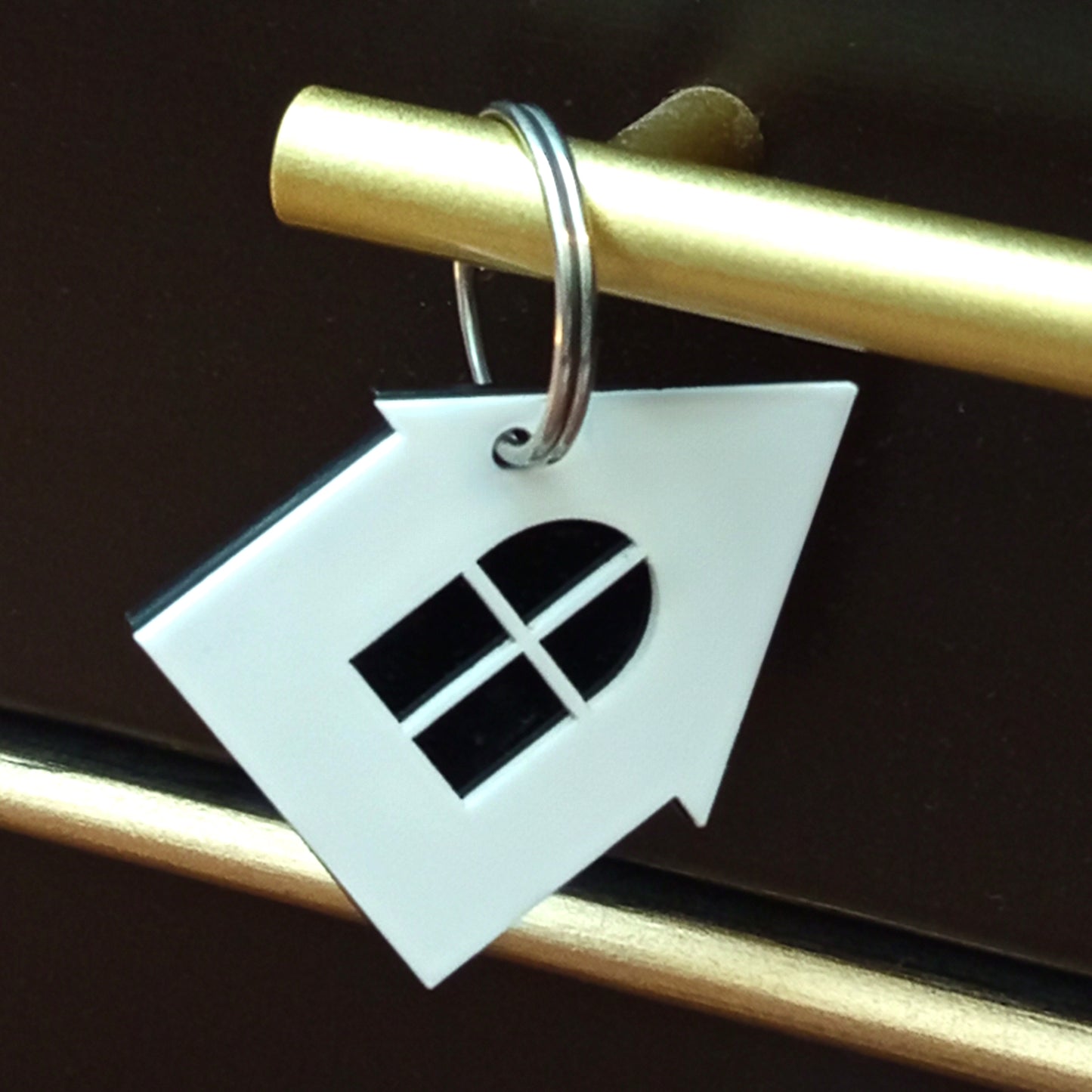 Custom Home Shaped ( Name Keychains )