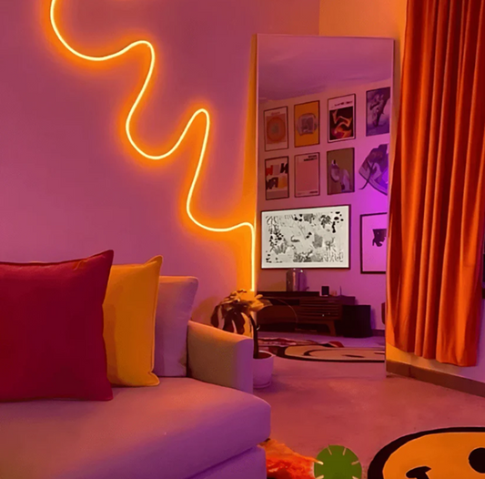 Glowing Neon Strip Lights ( Available in all colors )