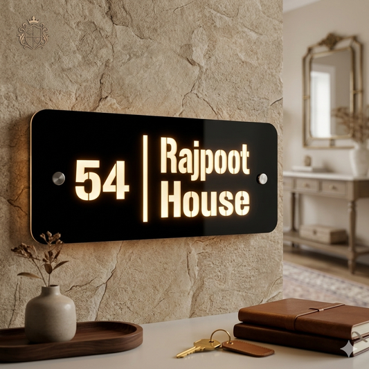 Rectangular LED Outdoor Home Plate