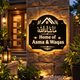 Edge Lit LED Glow Nameplate