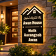TAKHTI Vertical  LED Glow Nameplate