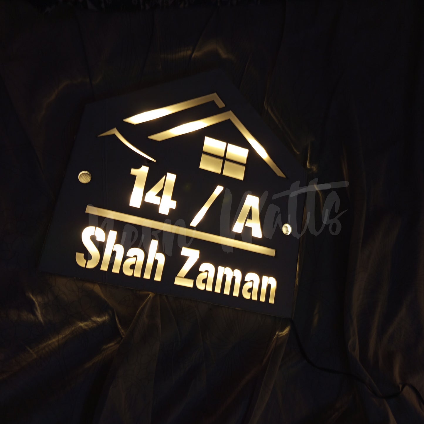 LED Outdoor Custom Home Plates