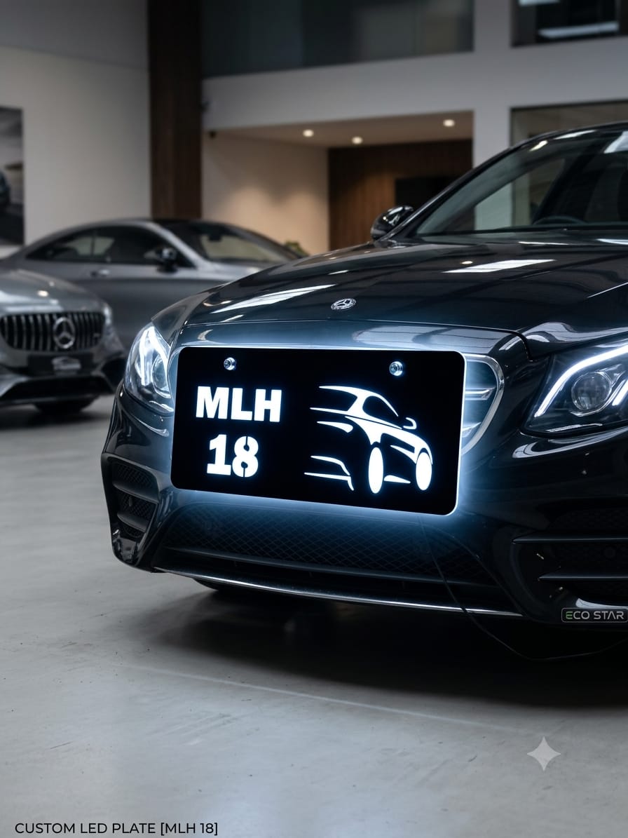 CAR LED NUMBER PLATE