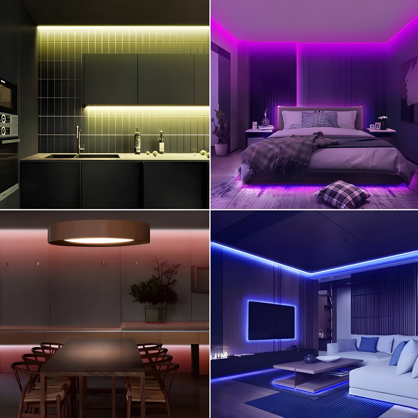 Multicolors Remote Control Flexible Strip Light